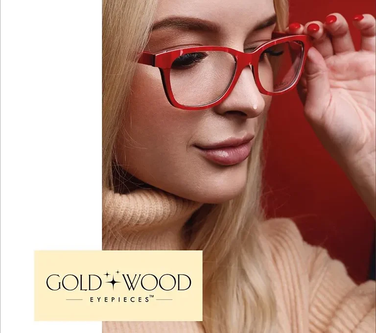 Gold-&-Wood Sunglasses